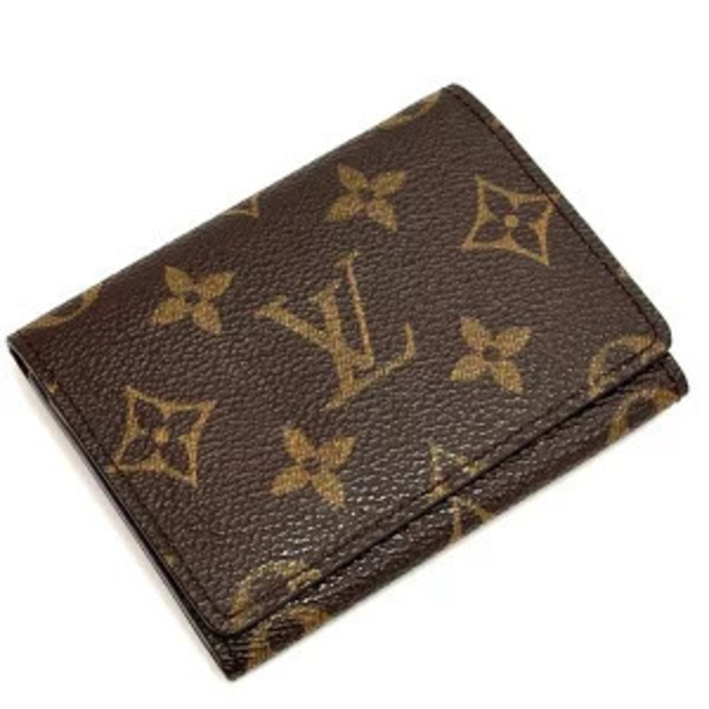 Louis Vuitton Envelope Carte de Visite Card Case Wallet Monogram
